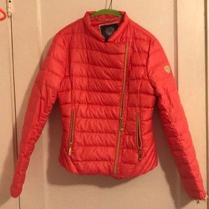 Cute Coral Colored Vince Camino Puffer Coat